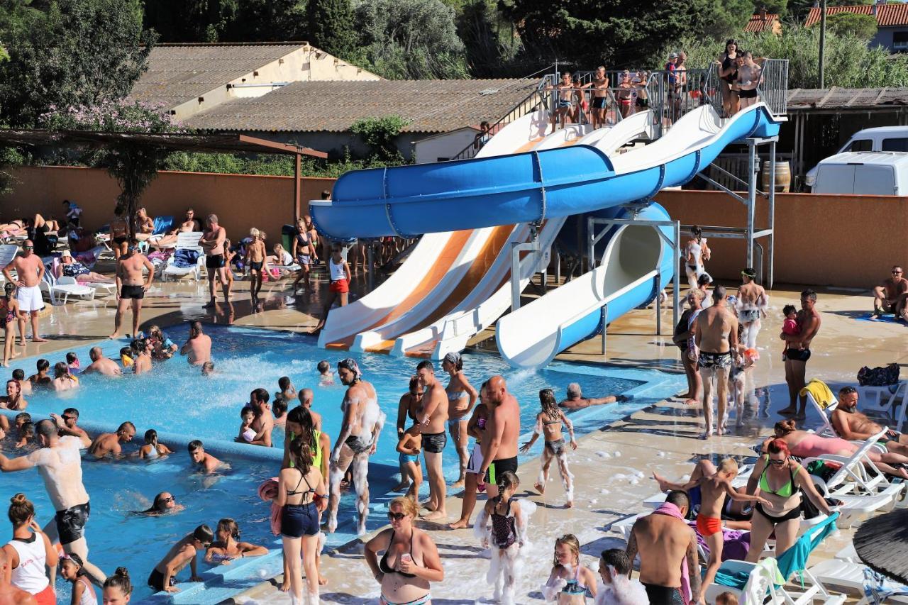 Hotel Camping L'Oasis Et California Le Barcarès Exterior foto